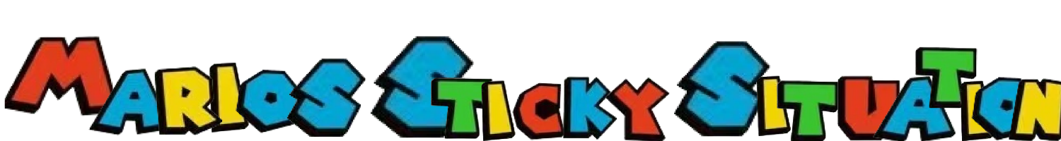 Mario's Sticky Situation